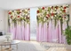 3D - Фото Шторы и тюль PHOTODECOR "Ламбрекены. Разноцветные цветы" - изображение 2