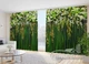 3D - Фото Штори і тюль PHOTODECOR "Зелені квіткові ламбрекени" - зображення 2