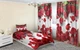 3D - Фото Штори і тюль PHOTODECOR "Червоні троянди" - зображення 5