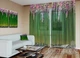 3D - Фото Шторы и тюль PHOTODECOR "Ламбрекен из цветов. Зеленые" - изображение 4