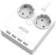 Сетевой фильтр-удлинитель Ikos F24S-U White (0005-CEF) - изображение 1
