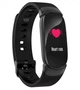 Розумний Фітнес Браслет Smart Band Supero Qw16 Original З Тонометром Чорний - зображення 2
