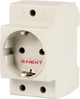 Розетка на DIN-рейку 2P+PE с заземлением [s004002] e.socket.pro.din.tms E.NEXT - изображение 1