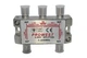 Splitter 4-WAY PROWEST 5-2500MHZ, Разветвитель с проходом питания 5В для эфирного, кабельного ТВ, корпус металл (A_SP_PR4) - изображение 3