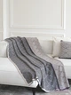 Плед La Modno Monogram Anthracite-Beige 150x200 (200185) - зображення 1