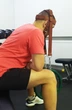 Упряжь кожаная EasyFit BISON борцовская для шеи с цепью коричневая (тренажер-головная лямка-шлем для накачки мышц шеи) EF-HLBSNBR - изображение 2
