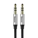AUX cable 3.5 mm Baseus M30 Yiven (CAM30-AS1) (0.5 M) Чорний-Сірий - зображення 1