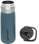 Термобутылка Stanley Go flip straw Lagoon 0.65 л (6939236382755) - изображение 4