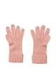 Женские перчатки Victorias Secret тёплые вязаные, розовый, 411926, размер M - изображение 2