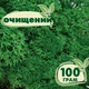 Очищенный стабилизированный мох ягель Nordic moss Зеленый травяной темный 100 грамм - изображение 1