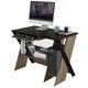 Стіл комп'ютерний з ЛДСП Comfy Home Zhuk Zeus венге + трюфель - зображення 1