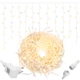 Гірлянда бахрома вулична (зовнішня) Springos 20 м 500 LED + Flash CL0517 Warm White - зображення 2