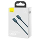Кабель зарядки Baseus CATLYS-A03 (20W) (1M) для пристроїв Apple Type-C (USB-C) to Lightning для iOS пристроїв iPhone Синій - изображение 2