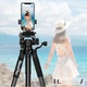 Штатив тренога для телефона, фотоаппарата и камеры для съемки в чехле профессиональный NeePho Черный (NP-8850) - зображення 13