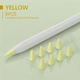 Чехол TPU Goojodoq для наконечника стилуса Apple Pencil (1-2 поколение) (8шт) Yellow - изображение 1