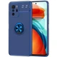 TPU чехол Deen ColorRing под магнитный держатель (opp) для Xiaomi Redmi Note 10 5G / Poco M3 Pro Кольцо-держатель, Синий / Синий - изображение 1