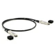 Оптический патчкорд Alistar QSFP to QSFP 40G Directly-attached Copper Cable 1M (DAC-QSFP-40G-1M) - изображение 1