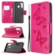 Чохол-книжка з малюнком UniCase Butterfly Pattern для Samsung Galaxy A21 (A215) - Rose - зображення 1