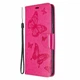 Чохол-книжка з малюнком UniCase Butterfly Pattern для Samsung Galaxy A21 (A215) - Rose - зображення 2