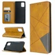 Чехол-книжка с кармашками UniCase Geometric Pattern для Samsung Galaxy A71 (A715) - Brown - изображение 1
