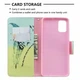 Чохол-книжка Deexe Color Wallet для Samsung Galaxy A51 (А515) - Feather Pattern - зображення 6