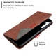 Чехол-книжка с кармашками UniCase Geometric Pattern для Xiaomi Redmi Note 8T - Coffee - изображение 6