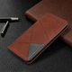 Чехол-книжка с кармашками UniCase Geometric Pattern для Xiaomi Redmi Note 8T - Coffee - изображение 8