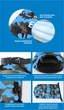 Водонепроникний гермомішок 20L VelaSport рюкзак Dry Bag туристична сумка для дорослих та дітей 36х63см. Синій - зображення 3