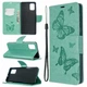 Чехол-книжка с рисунком UniCase Butterfly Pattern для Samsung Galaxy A71 (A715) - Green - изображение 1