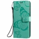 Чохол-книжка з малюнком UniCase Butterfly Pattern для Samsung Galaxy A51 (А515) - Green - зображення 3
