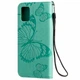 Чохол-книжка з малюнком UniCase Butterfly Pattern для Samsung Galaxy A51 (А515) - Green - зображення 4
