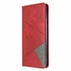 Чехол-книжка с кармашками UniCase Geometric Pattern для Samsung Galaxy A21 (A215) - Red - изображение 2
