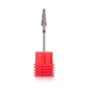 Фреза твердосплавная Nail Drill для педикюра (Конус, полусферический конец), 194 140 045 (красная насечка) - изображение 2
