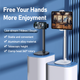 Металлическая подставка планшета для телефона REMAX Desktop Telescopic Phone Holder RM-C08 |5-13"| Белый - изображение 3