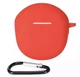 Силиконовый чехол Nik с карабином для Realme Buds Air Pro красный - изображение 1