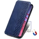 Кожаный чехол-книжка GETMAN Cubic (PU) для Xiaomi Redmi Note 9s / Note 9 Pro / Note 9 Pro Max Синий Без бренда - изображение 4