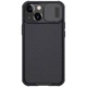 Карбонова накладка Nillkin Camshield (шторка на камеру) Apple iPhone 13 (6.1") Чорний / Black Без бренду - зображення 1