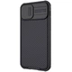 Карбонова накладка Nillkin Camshield (шторка на камеру) Apple iPhone 13 (6.1") Чорний / Black Без бренду - зображення 3