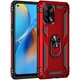 Ударостійкий чохол Serge Ring for Magnet для Oppo A74 4G Червоний Без бренду - зображення 1