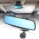 Дзеркало - відеореєстратор Vehicle Blackbox DVR L9000-2JR Full HD 1080 + камера заднього виду Детектор руху (299389) - зображення 3