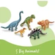 Jumbo Dinosaurs Большие игровые фигурки динозавров Learning Resources - изображение 4