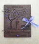 Весільний альбом з дерева Wedding book у лавандовому кольорі - зображення 5