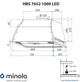 Вытяжка полновстраиваемая Minola HBS 7652 WH 1000 LED - изображение 10