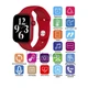 Умные смарт часы Smart Watch Series 6 HW22, голосовой вызов, пульсометр, шагомер, тонометр, оксиметр, прогноз погоды, режим спорт, для мужчин и женщин, красные (000438654) - изображение 2
