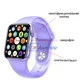 Умные смарт часы, Smart Watch Series 6 M26 PLUS, голосовой вызов, оксиметр, пульсометр, шагомер, тонометр, режим спорт, для мужчин и женщин, пурпурные (000438658) - изображение 1