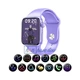Умные смарт часы, Smart Watch Series 6 M26 PLUS, голосовой вызов, оксиметр, пульсометр, шагомер, тонометр, режим спорт, для мужчин и женщин, пурпурные (000438658) - изображение 2