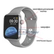 Умные смарт часы Smart Watch Series 6 HW22, голосовой вызов, пульсометр, шагомер, тонометр, оксиметр, прогноз погоды, режим спорт, для мужчин и женщин, серебряные (000438655) - изображение 1