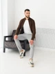 Кофта мужская SVTR 395 52 Коричневая (0395005214) - изображение 7