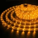Світлодіодна LED стрічка Дюралайт 100м 220V у силіконовому шланзі (Золотистий) - зображення 4