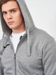 Толстовка на молнии мужская Joma Campus Iii 101590.250 XL Серая с принтом (8424309044404) - изображение 4